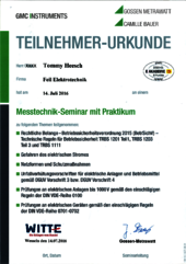 Messtechnik-Seminar mit Praktikum, Tommy Heesch (Gossen Metrawatt)